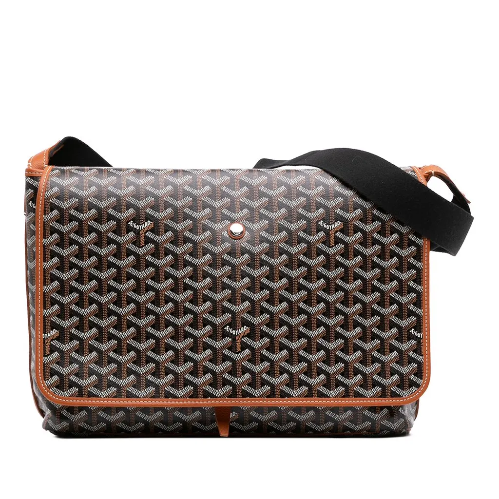 Goyard Goyardine Capetien MM Messenger Bag Black Very good - Front View