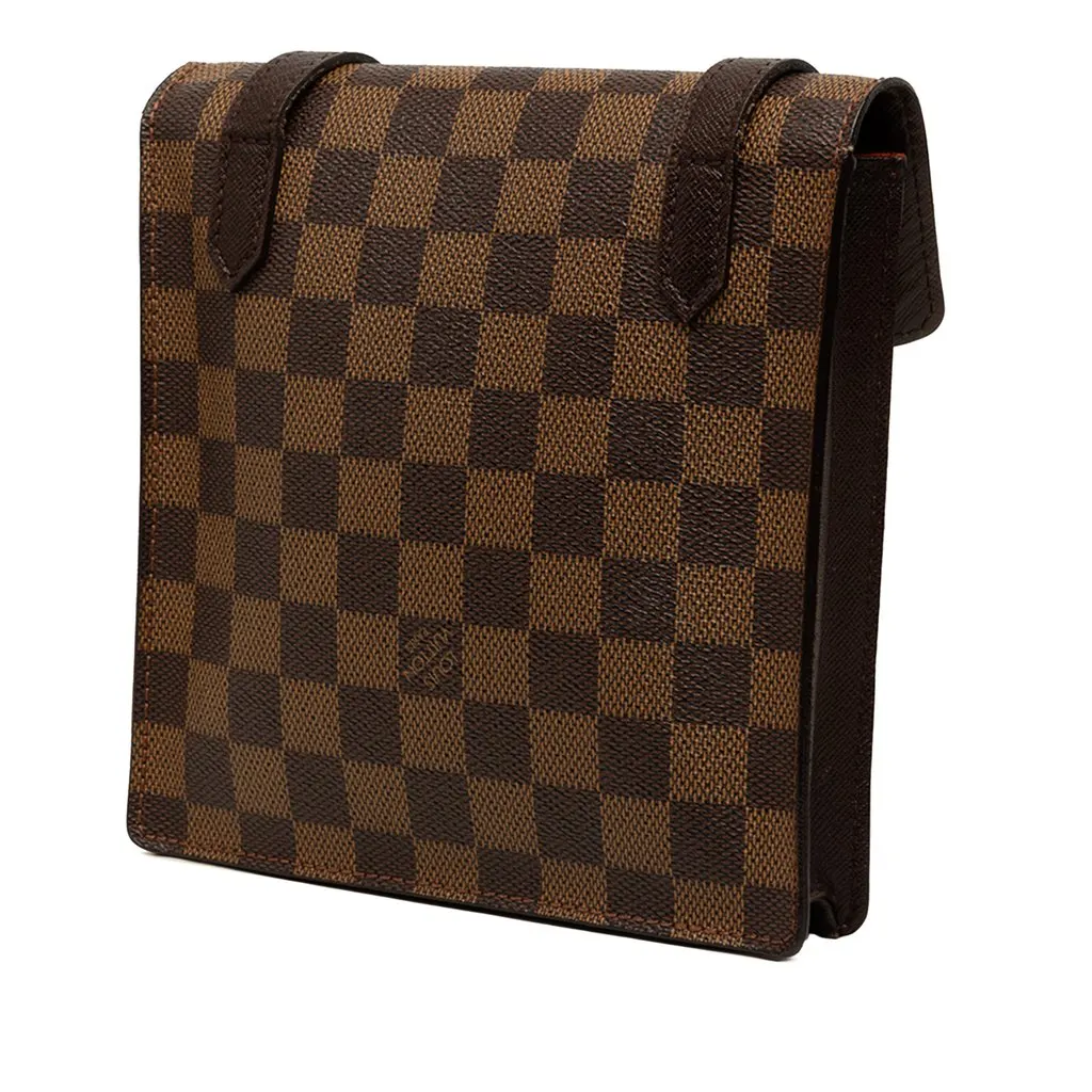 Louis Vuitton Damier Ebene Pimlico Brown Canvas Good - Back View