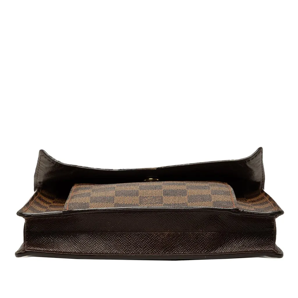 Louis Vuitton Damier Ebene Pimlico Brown Canvas Good - Inside View