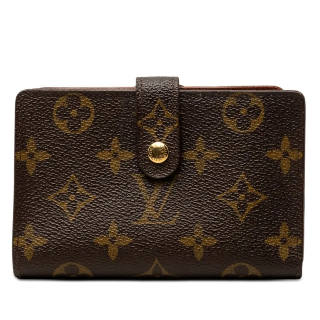 Louis Vuitton Monogram French Purse Brown Very good - Front View