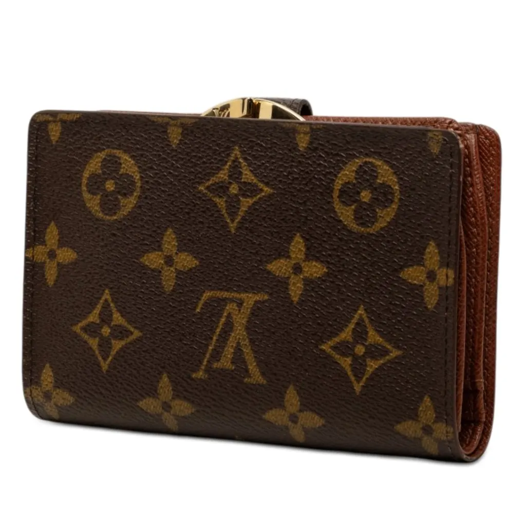Louis Vuitton Monogram French Purse Brown Very good - Back View