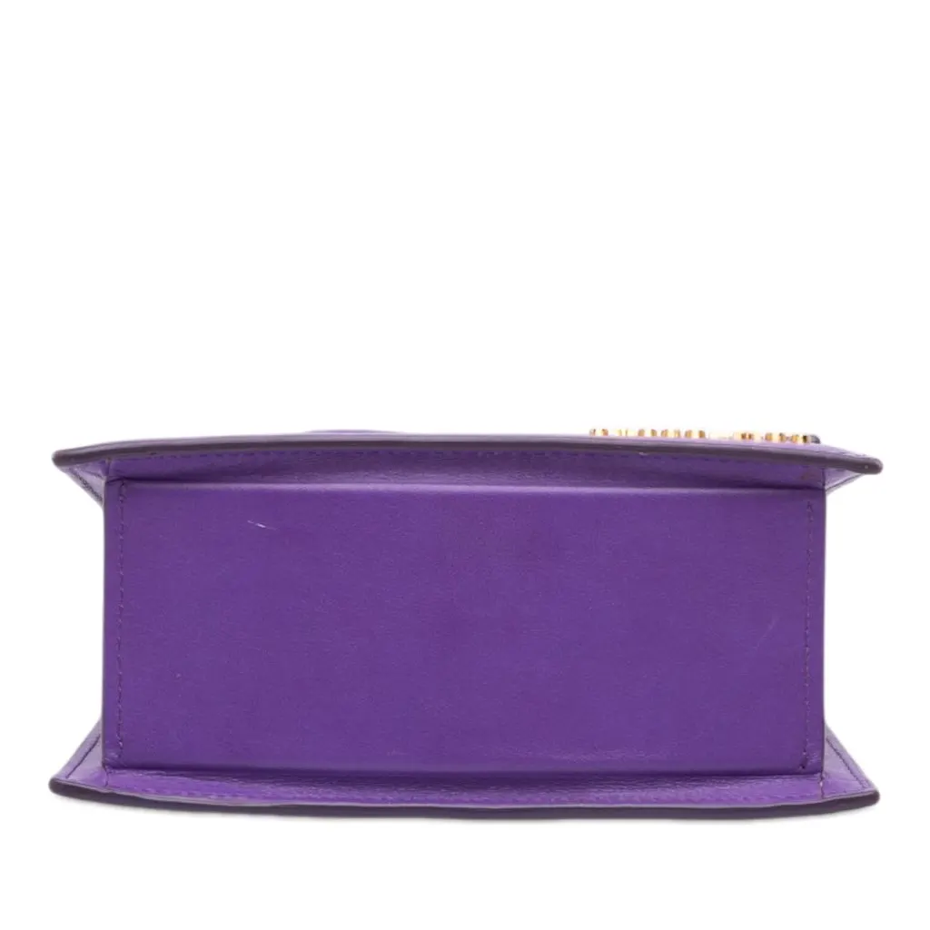 Jacquemus Leather Le Chiquito Noeud Purple Leather Good - Inside View