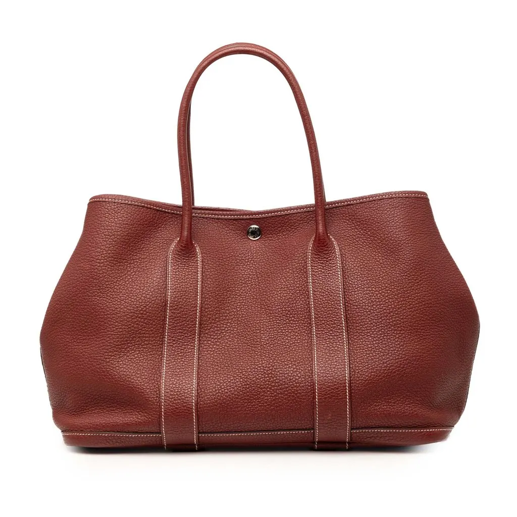 Hermès Negonda Garden Party 36 Red Leather Very good - Front View