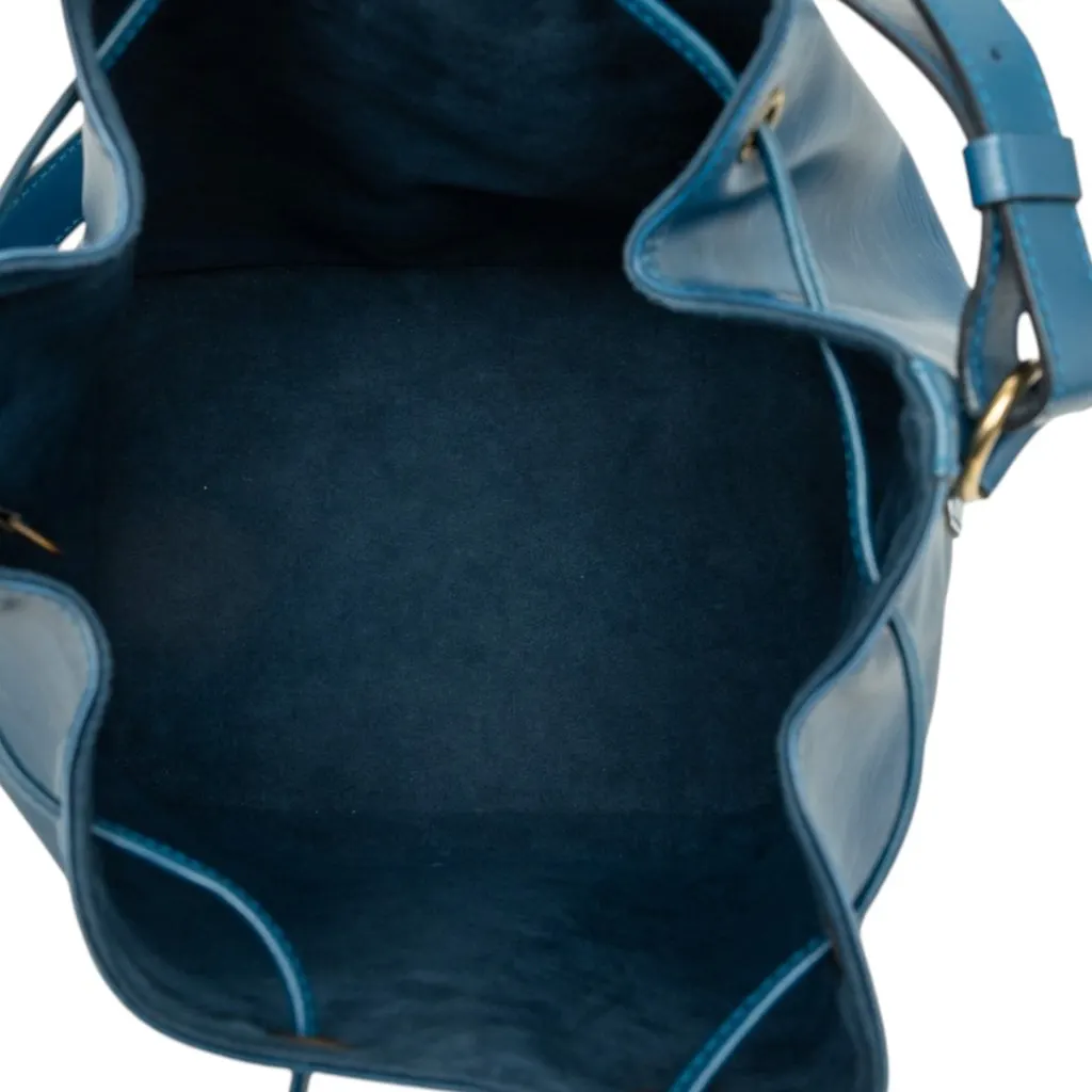 Louis Vuitton Epi Petit Noe Blue Leather Very good - Model View