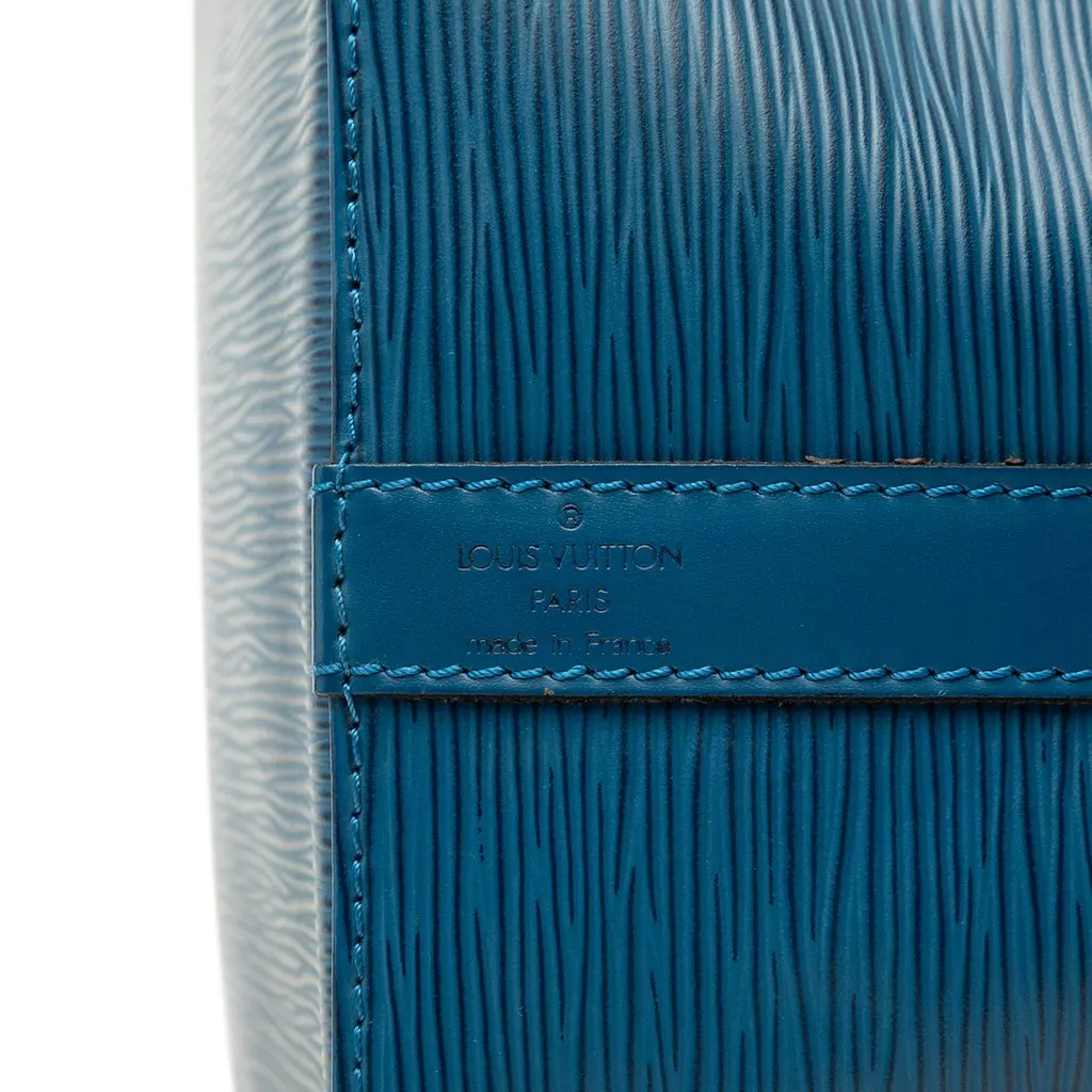 Louis Vuitton Epi Petit Noe Blue Leather Very good - Box View