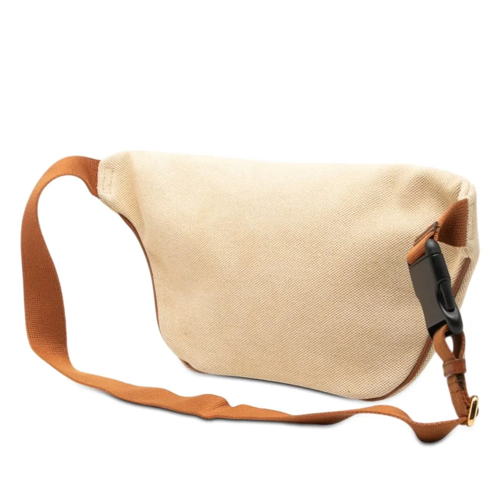 Gucci Canvas Web Belt Bag Beige Very good - Back View