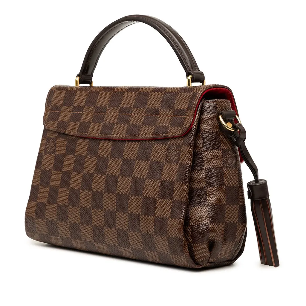 Louis Vuitton Damier Ebene Croisette Brown Very good - Back View