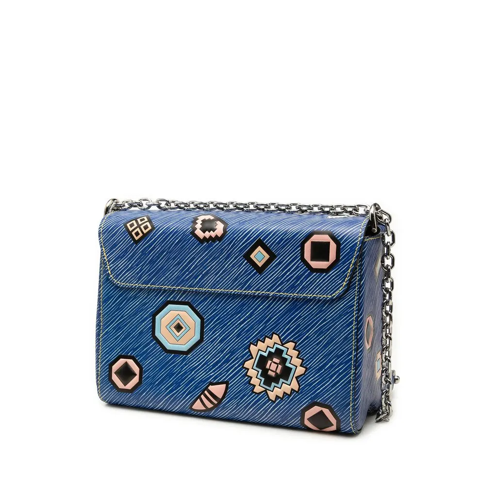 Louis Vuitton Epi Denim Azteque Twist MM Blue Leather Very good - Back View