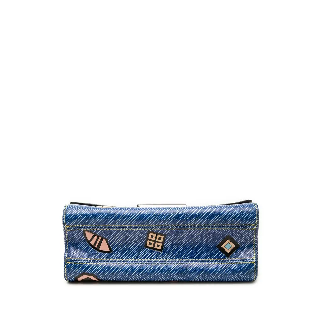 Louis Vuitton Epi Denim Azteque Twist MM Blue Leather Very good - Inside View