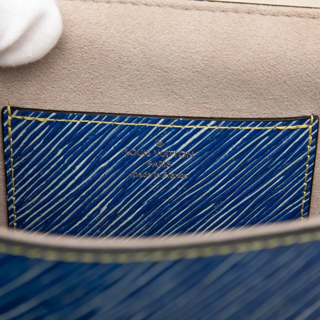 Louis Vuitton Epi Denim Azteque Twist MM Blue Leather Very good - Box View