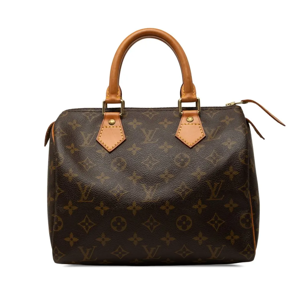 Louis Vuitton Monogram Speedy 25 Brown Very good - Front View