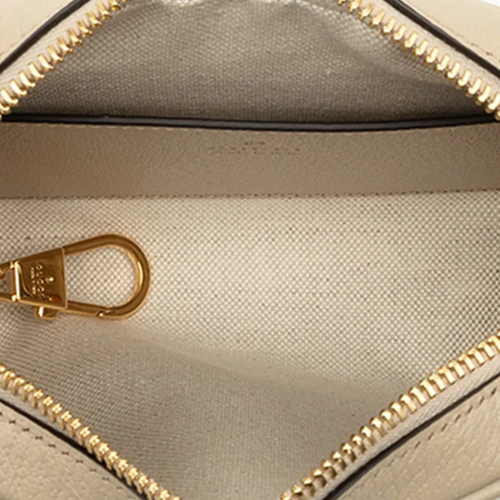 Gucci Mini GG Supreme Web Ophidia Crossbody Brown Very good - Model View
