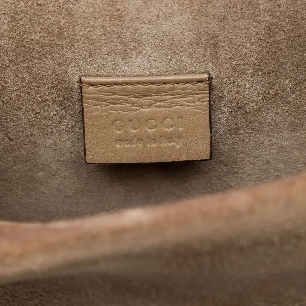 Gucci Small GG Supreme Dionysus Crossbody Beige Canvas Very good - Box View
