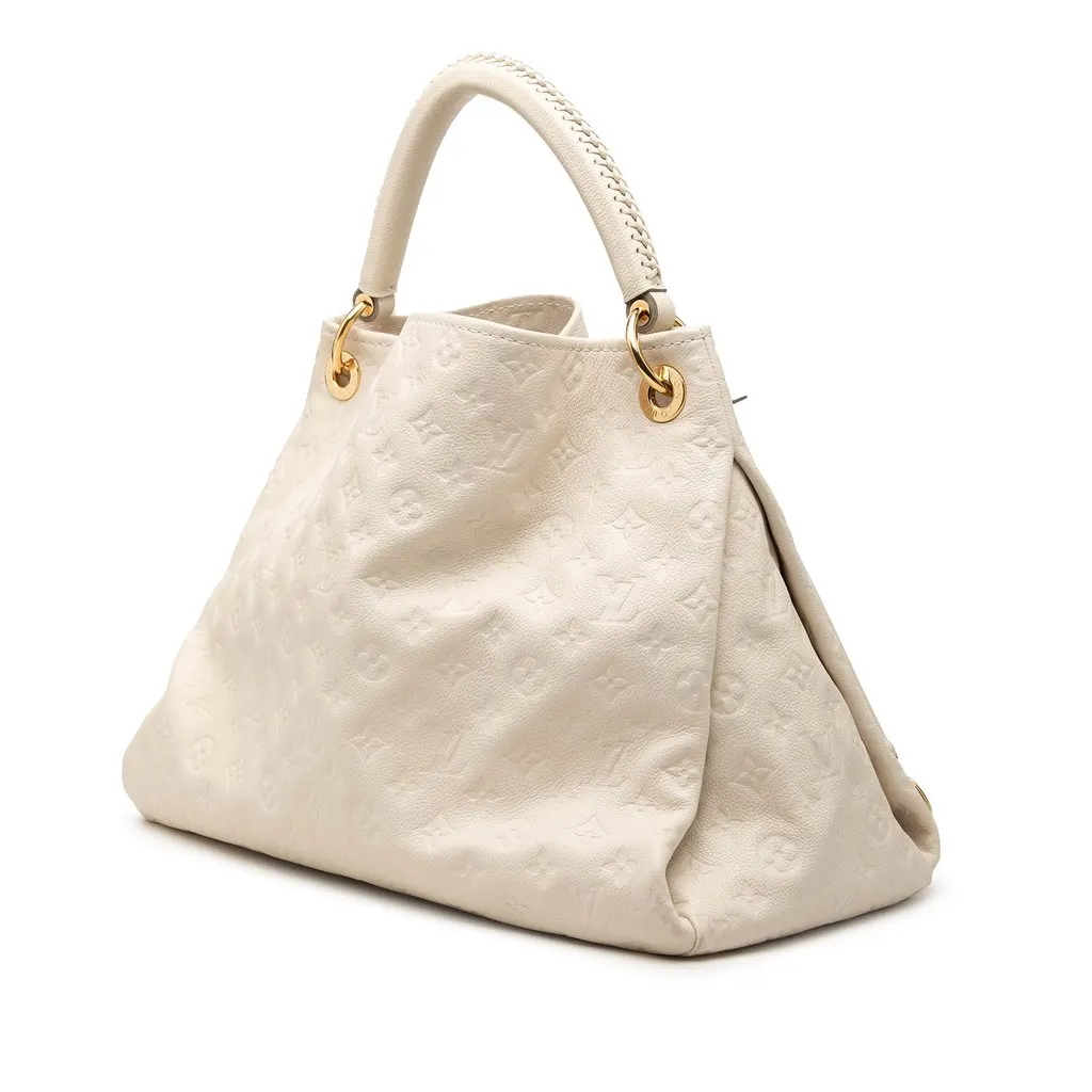 Louis Vuitton Monogram Empreinte Artsy MM White Leather Very good - Back View