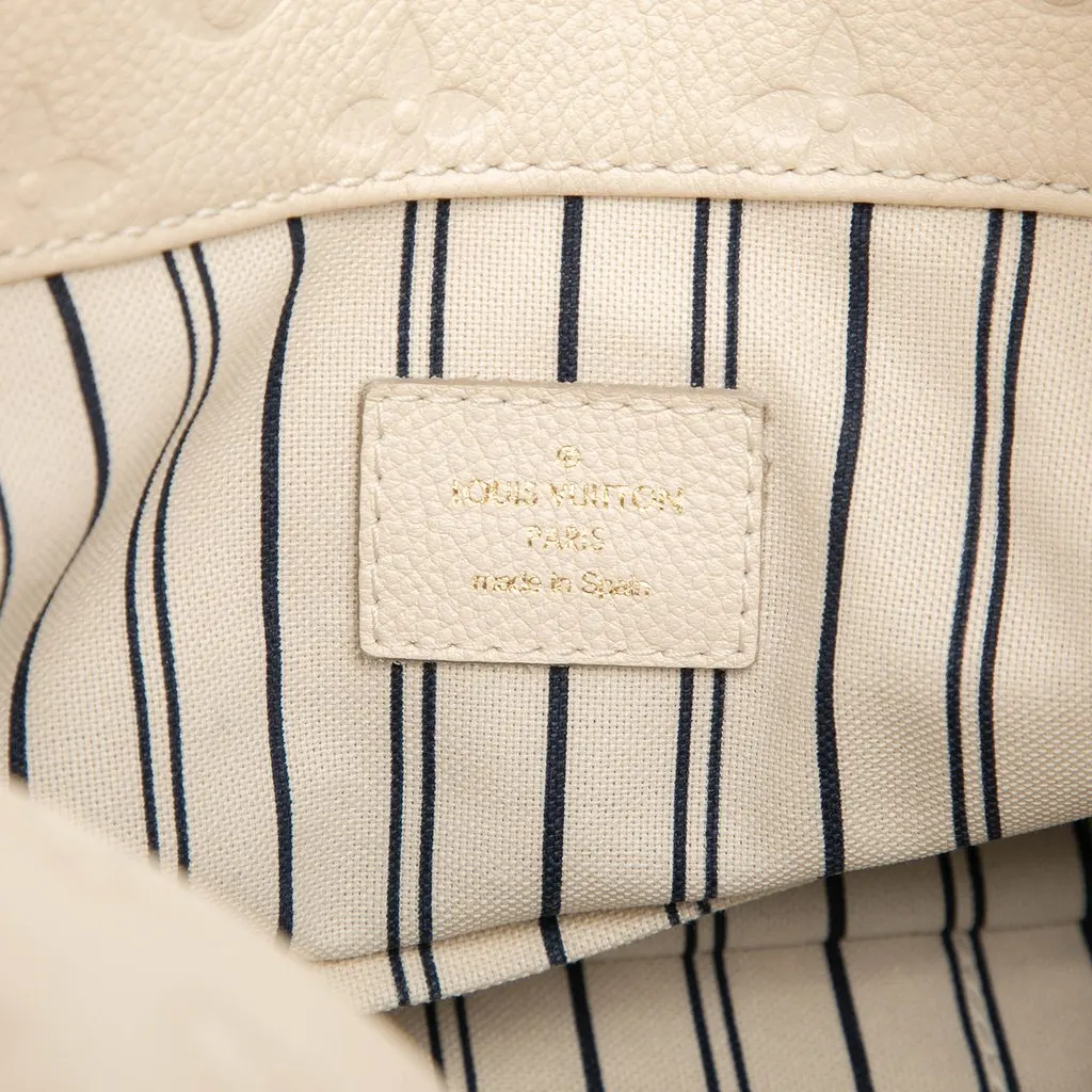 Louis Vuitton Monogram Empreinte Artsy MM White Leather Very good - Box View