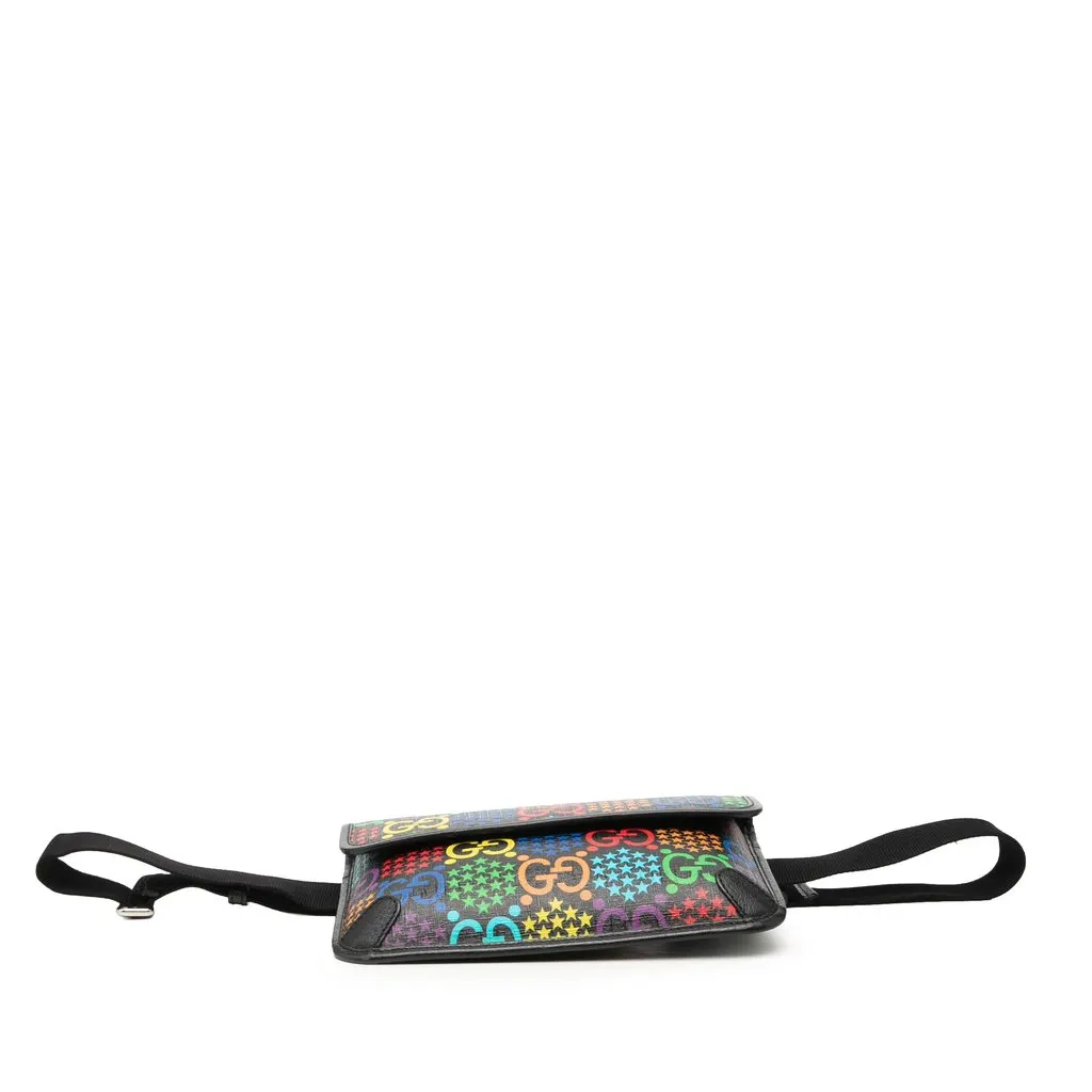 Gucci GG Supreme Psychedelic Belt Bag Black Very good - Inside View