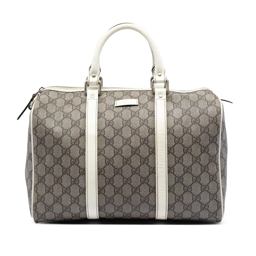 Gucci Medium GG Supreme Joy Boston Bag Beige Very good - Front View