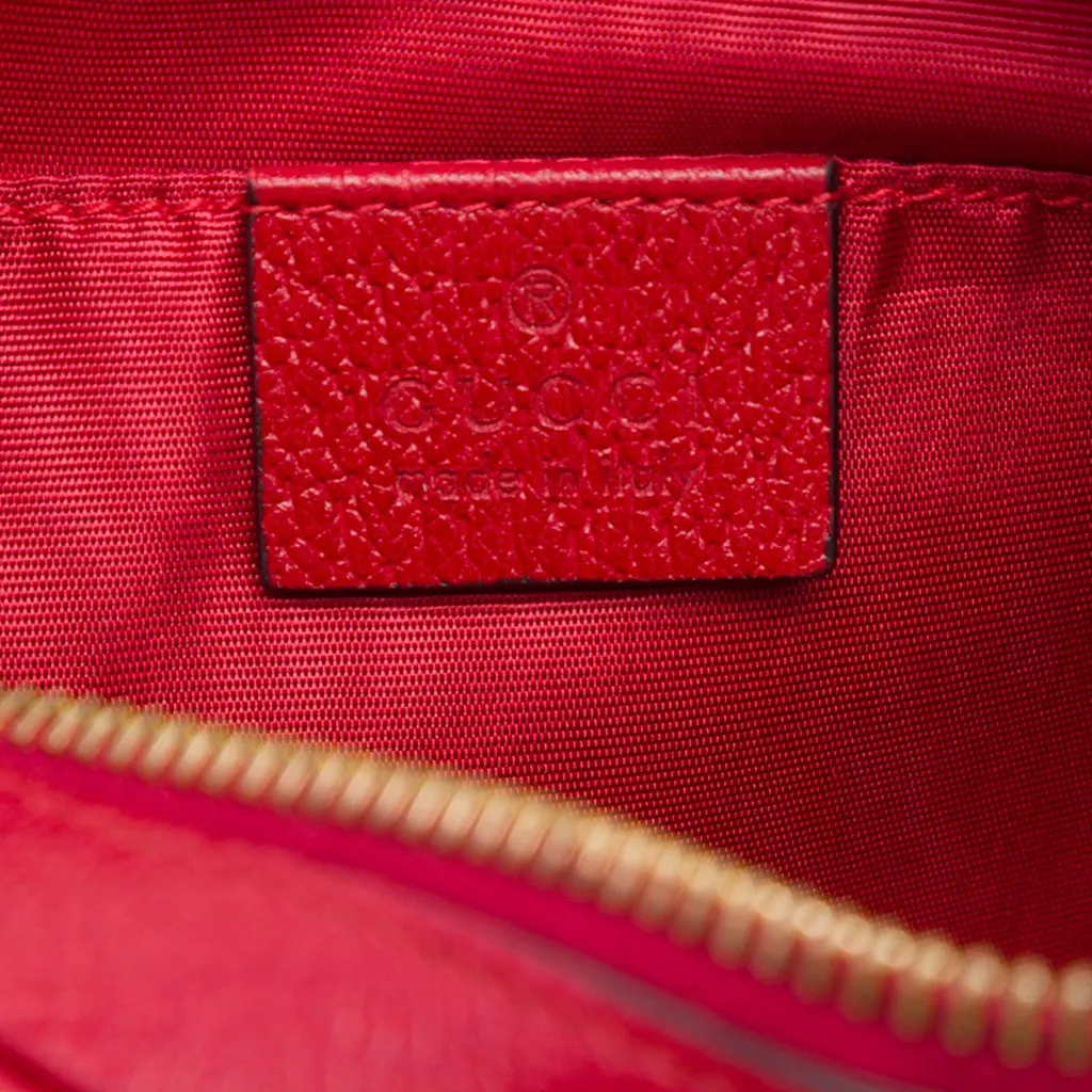 Gucci Mini Canvas Ophidia Crossbody Red Very good - Box View