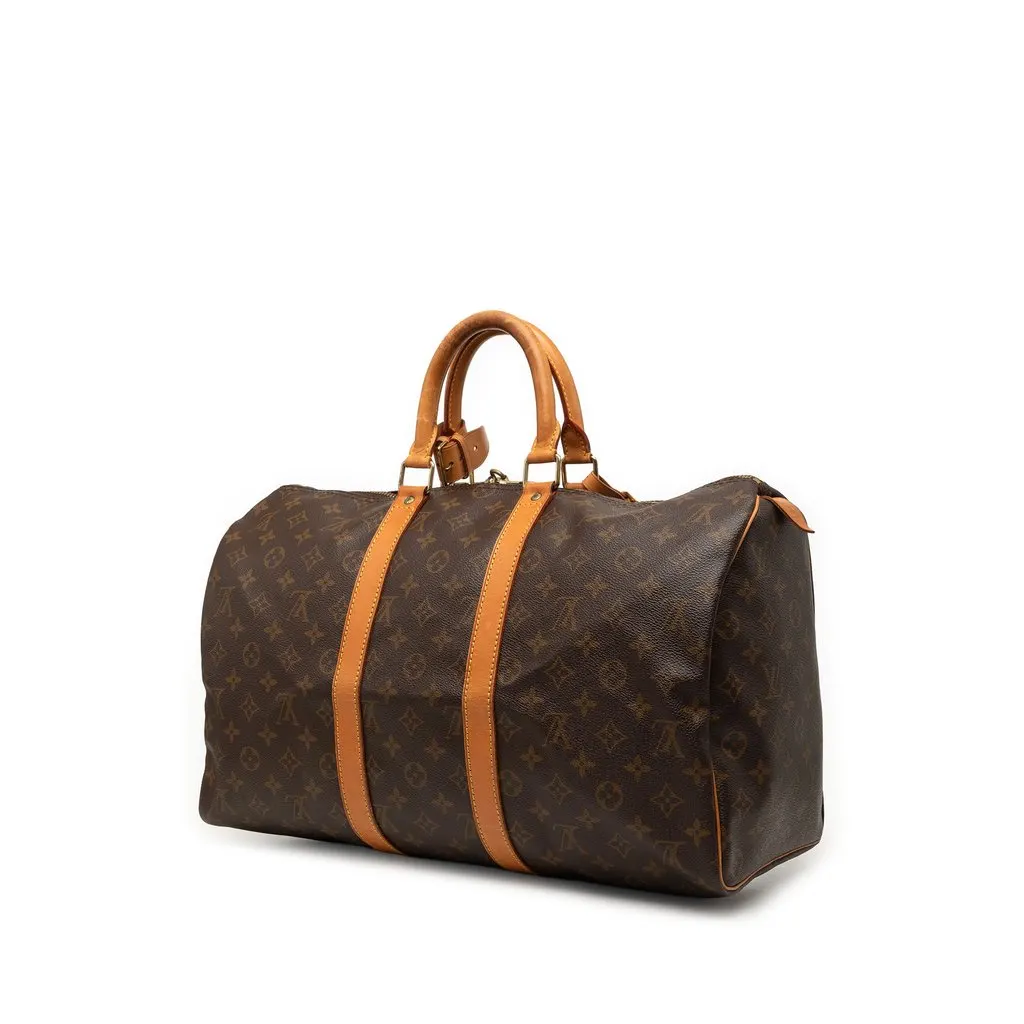 Louis Vuitton Monogram Keepall 45 Brown Very good - Back View