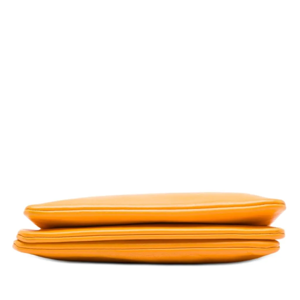 Celine Large Lambskin Trio Crossbody Orange Leather Very good - Inside View