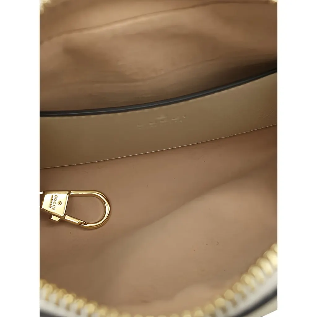 Gucci Mini GG Supreme Web Ophidia Crossbody Beige Canvas Good - Model View