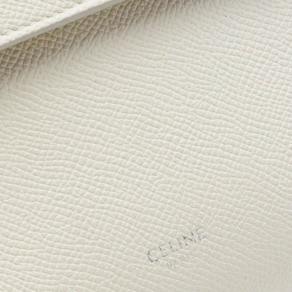 Celine Nano Grained Calfskin Belt Bag White Leather Very good - Box View