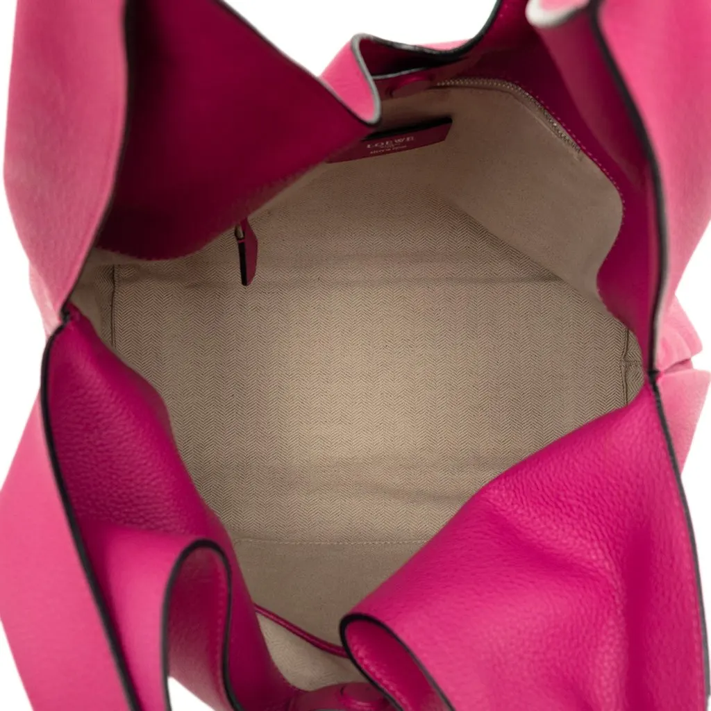 LOEWE Calfskin Anagram Dunas Hobo Pink Leather Very good - Model View