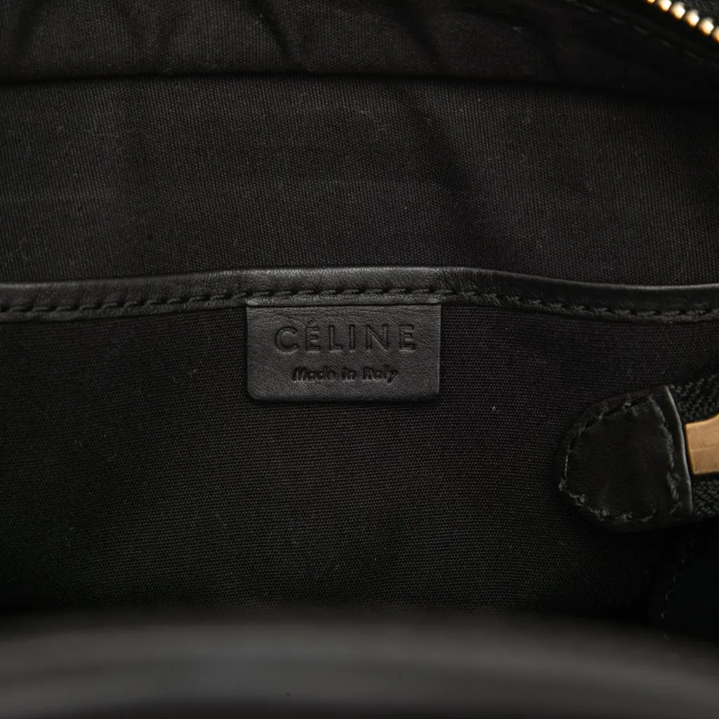 Celine Nano Smooth Calfskin Luggage Tote Black Leather Very good - Box View