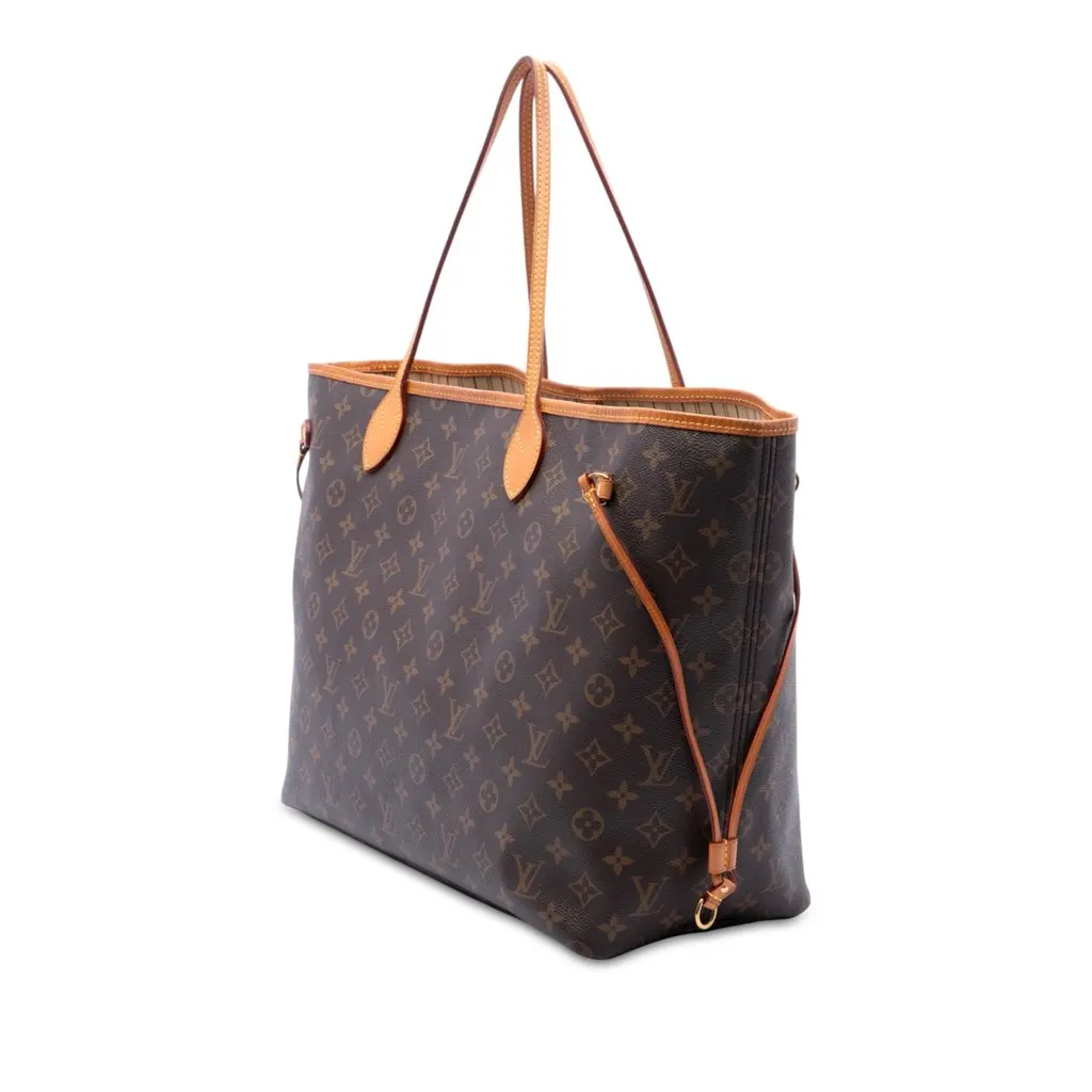 Louis Vuitton Monogram Neverfull GM Brown Very good - Back View
