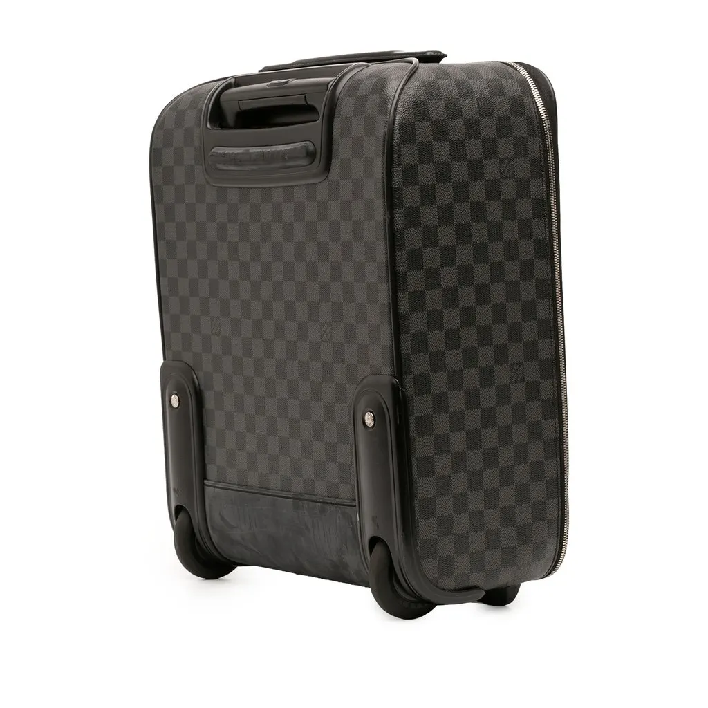 Louis Vuitton Damier Graphite Pegase 45 Black Canvas Very good - Back View