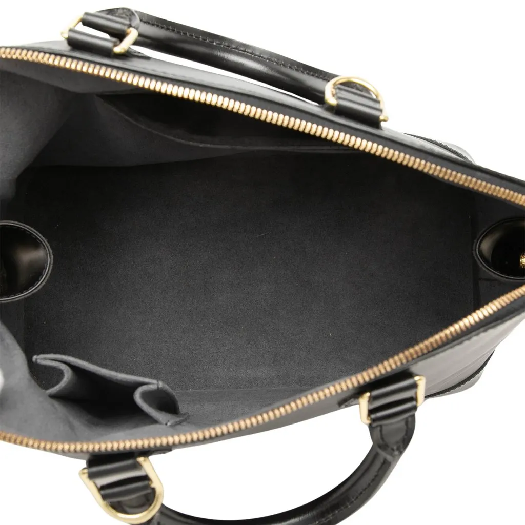Louis Vuitton Epi Alma PM Black Leather Very good - Model View