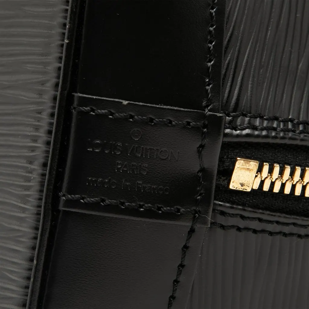 Louis Vuitton Epi Alma PM Black Leather Very good - Box View
