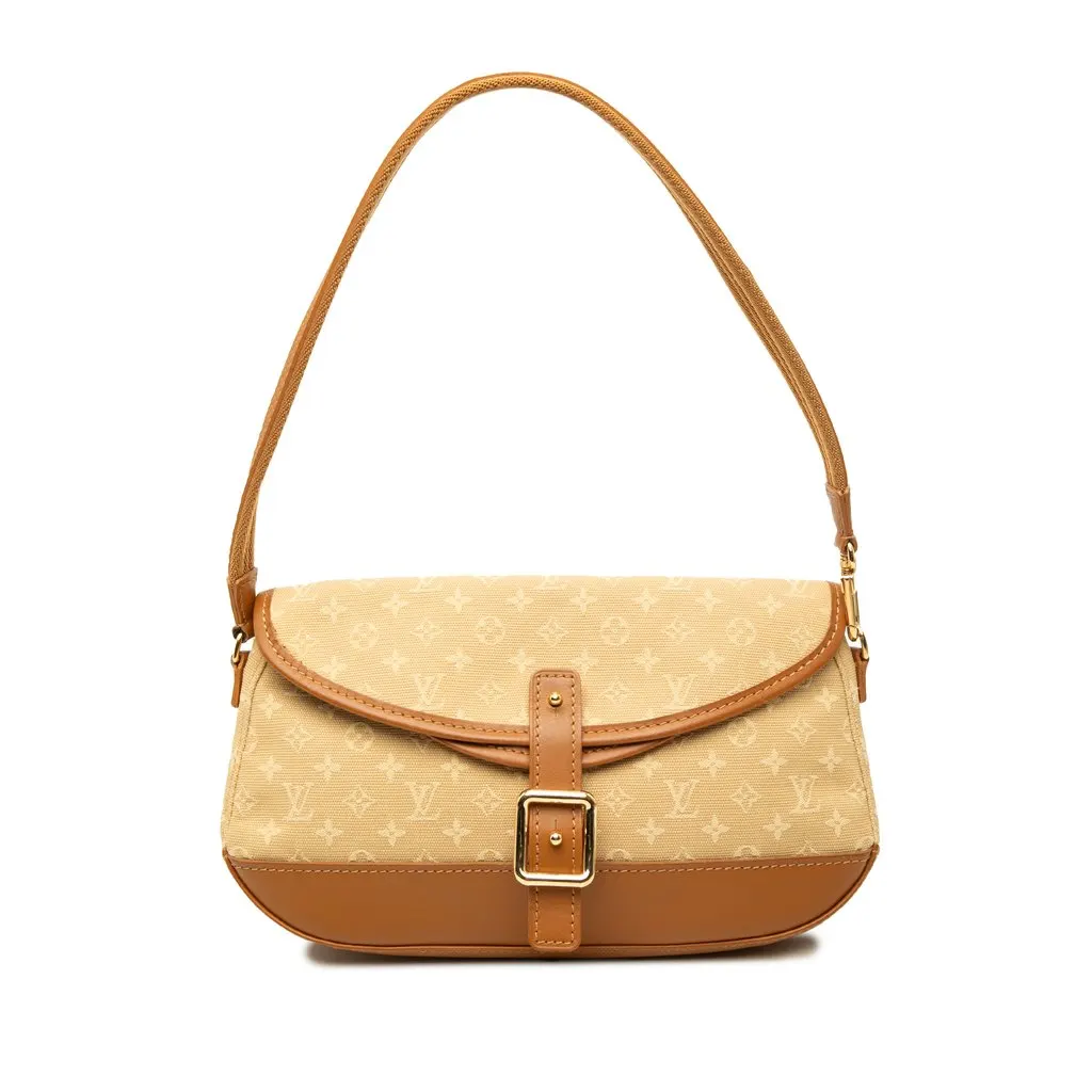 Louis Vuitton Monogram Mini Lin Marjorie Yellow Canvas Very good - Front View