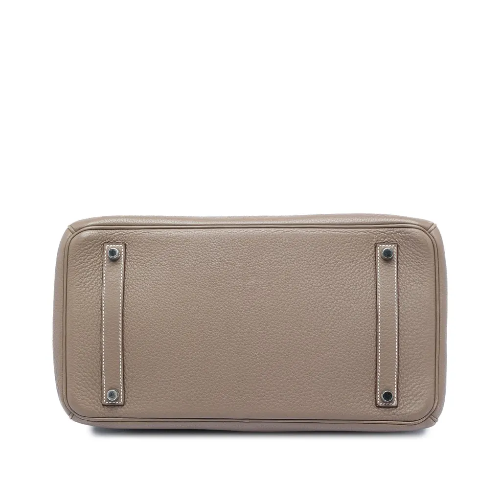 Hermès Clemence Birkin Retourne 35 Brown Leather Very good - Inside View