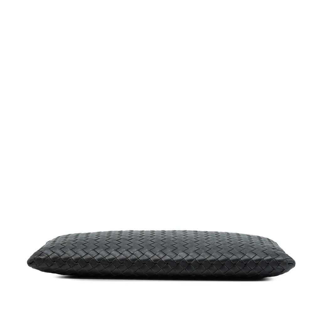 Bottega Veneta Nappa Intrecciato Clutch Black Leather Very good - Inside View