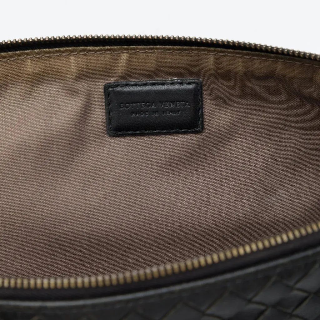 Bottega Veneta Nappa Intrecciato Clutch Black Leather Very good - Box View