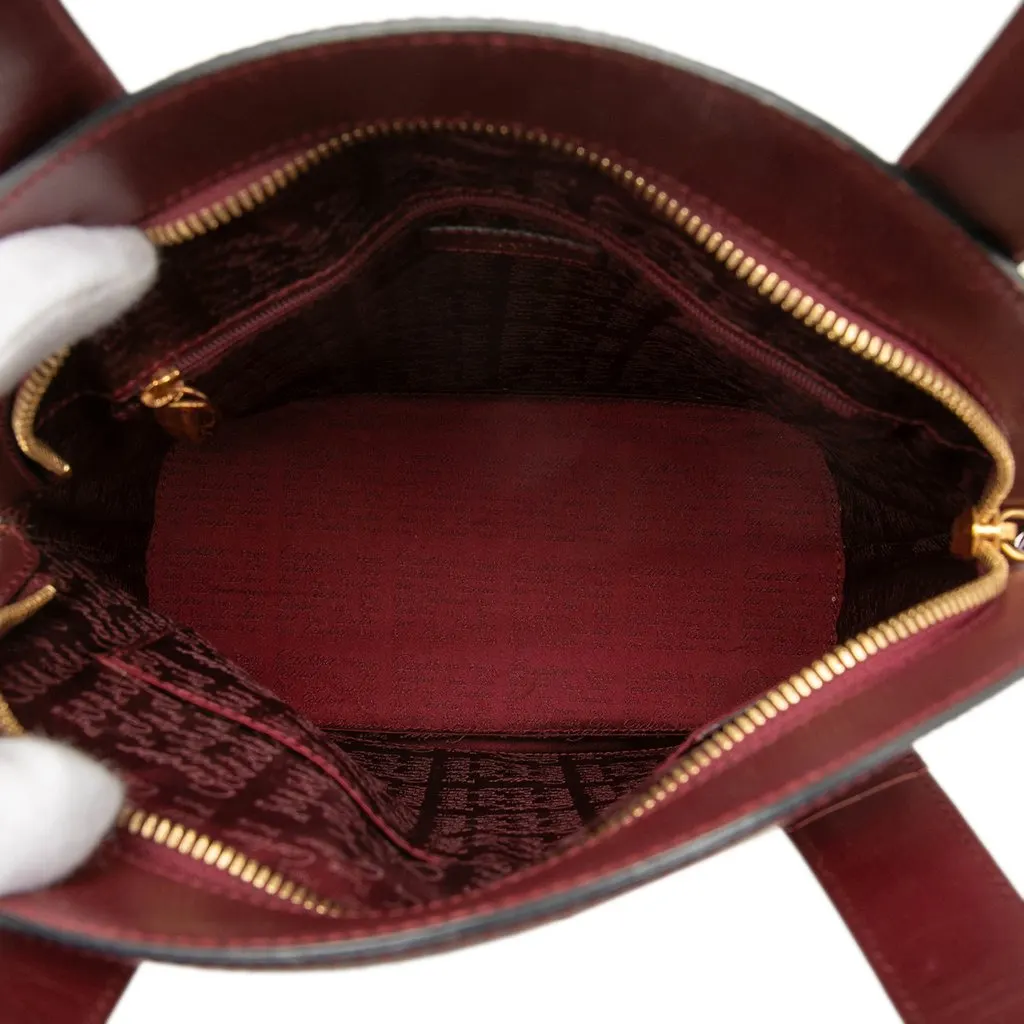 Cartier Leather Must De Cartier Handbag Red Leather Very good - Model View