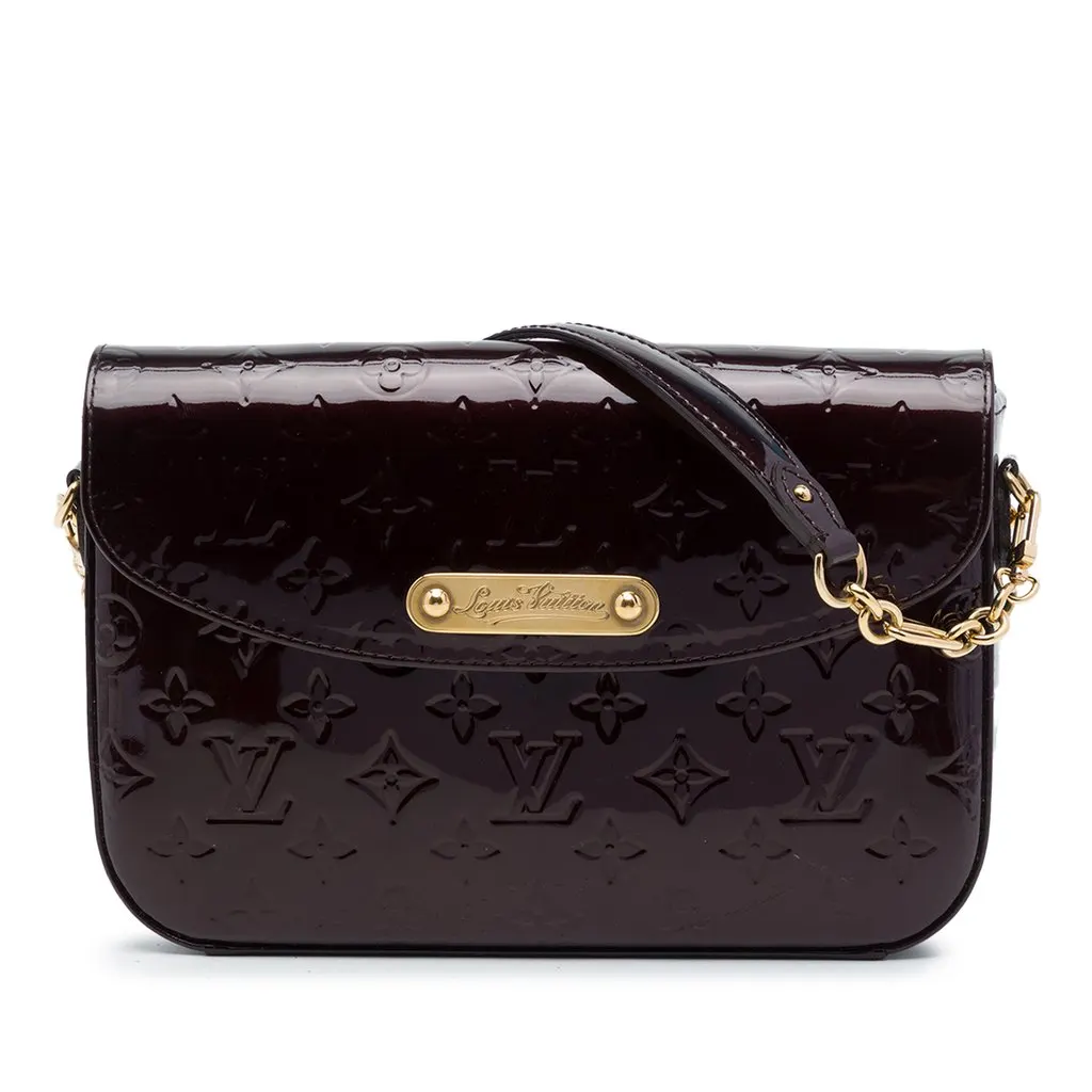 Louis Vuitton Monogram Vernis Rodeo Drive Purple Leather Very good - Front View