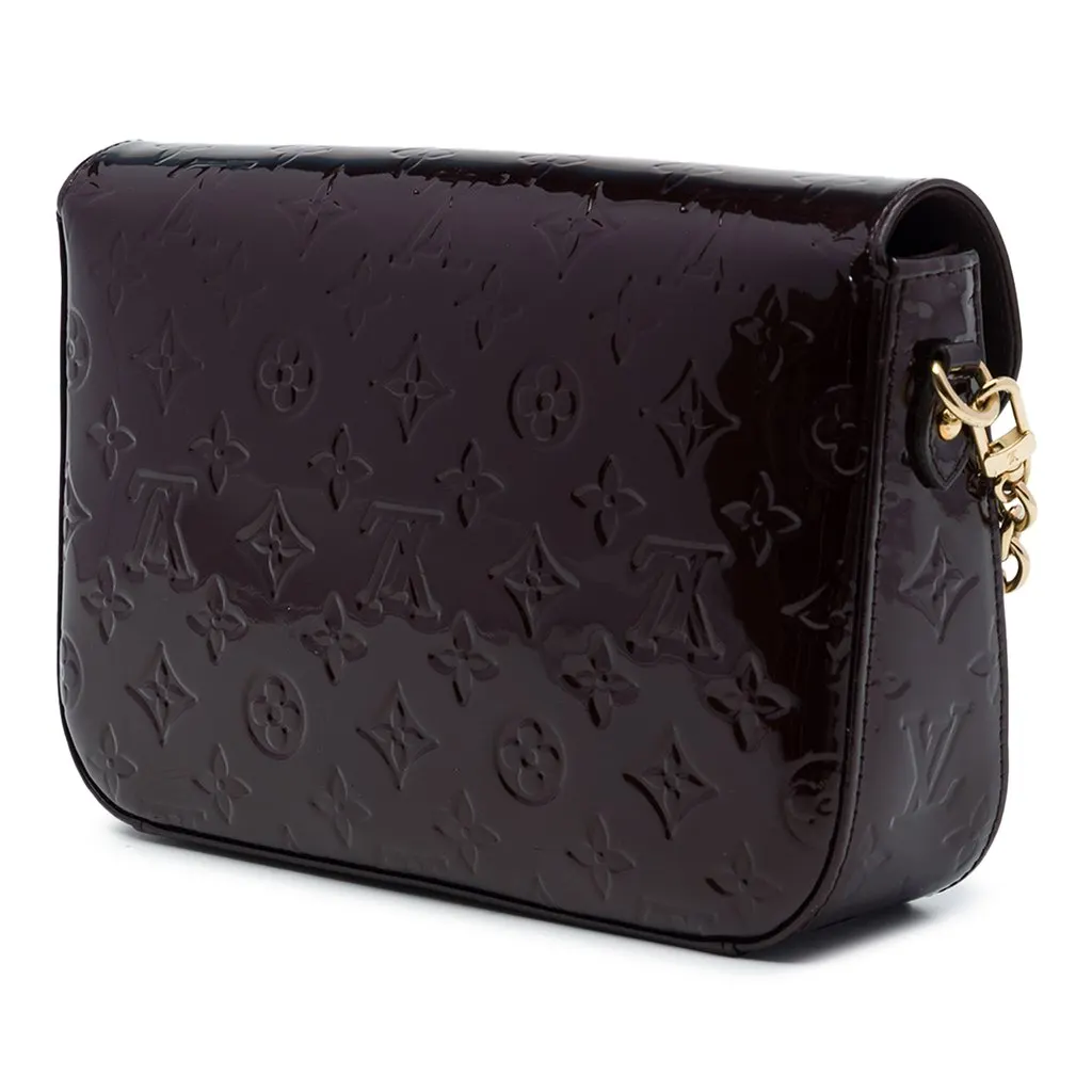 Louis Vuitton Monogram Vernis Rodeo Drive Purple Leather Very good - Back View