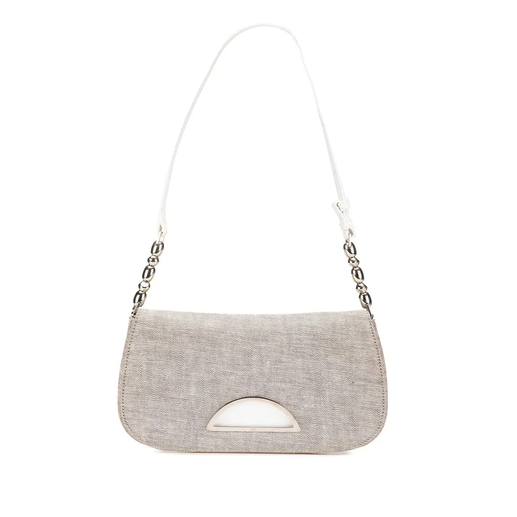 Dior Denim Malice Flap Shoulder Bag MultiColor Very good - Front View