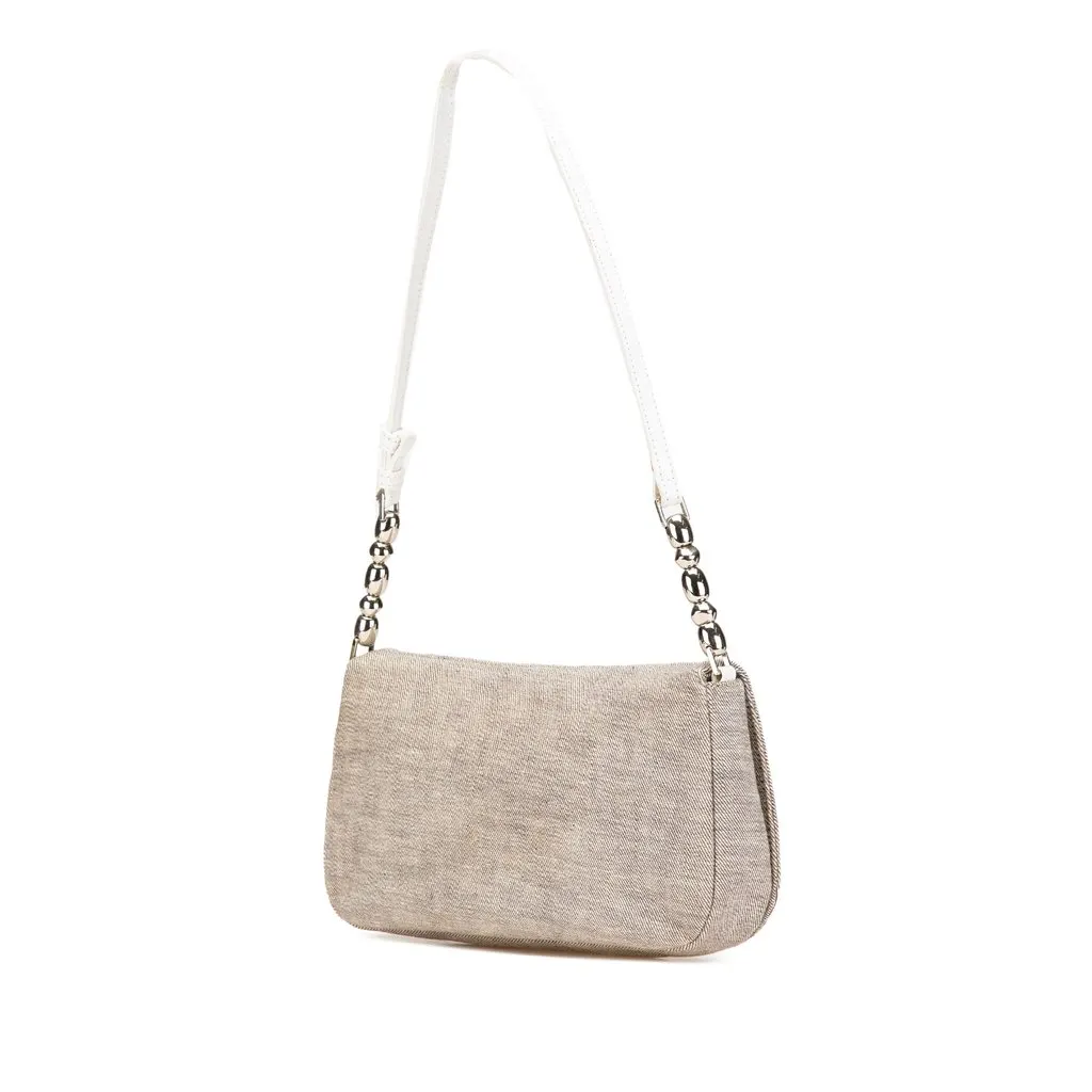 Dior Denim Malice Flap Shoulder Bag MultiColor Very good - Back View