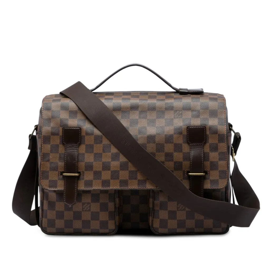Louis Vuitton Damier Ebene Broadway Brown Very good - Front View