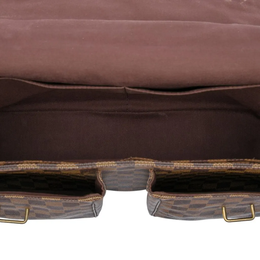 Louis Vuitton Damier Ebene Broadway Brown Very good - Model View
