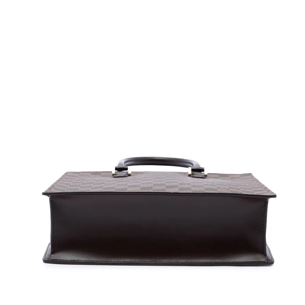 Louis Vuitton Damier Ebene Venice Sac Plat Brown Canvas Very good - Inside View