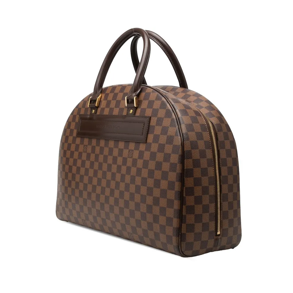 Louis Vuitton Damier Ebene Nolita 24 Heures Brown Canvas Good - Back View