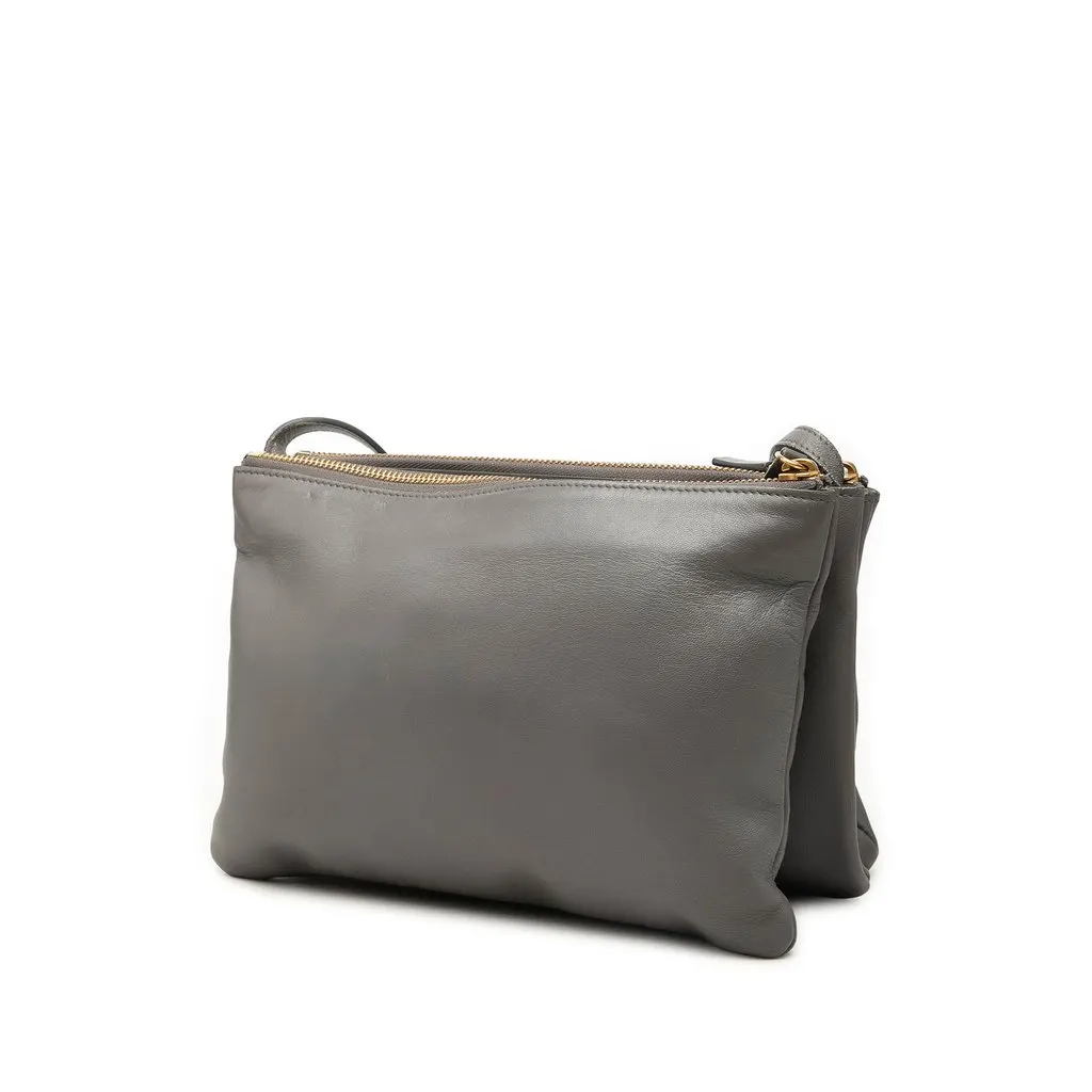 Celine Large Lambskin Trio Crossbody MultiColor Leather Very good - Back View