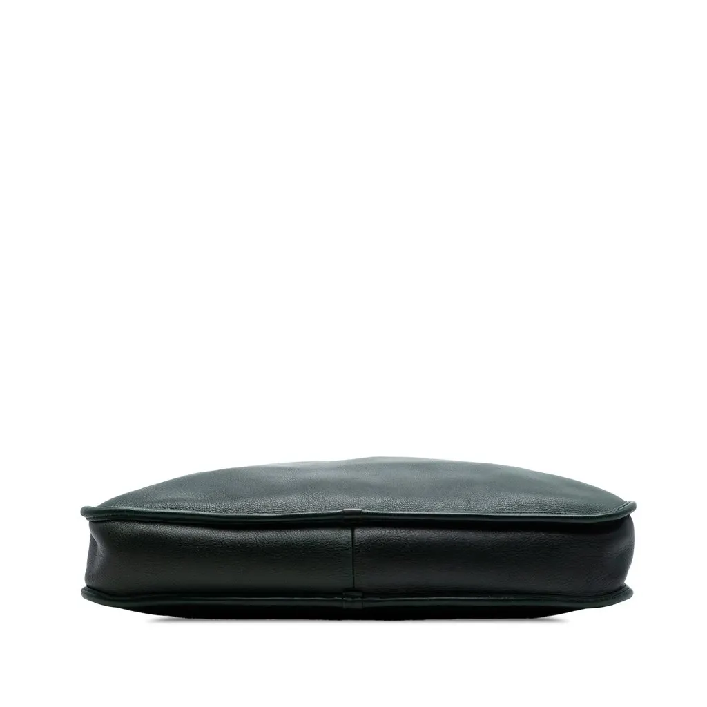 Loewe Leather Anagram Toledo Briefcase Green Leather Very good - Inside View