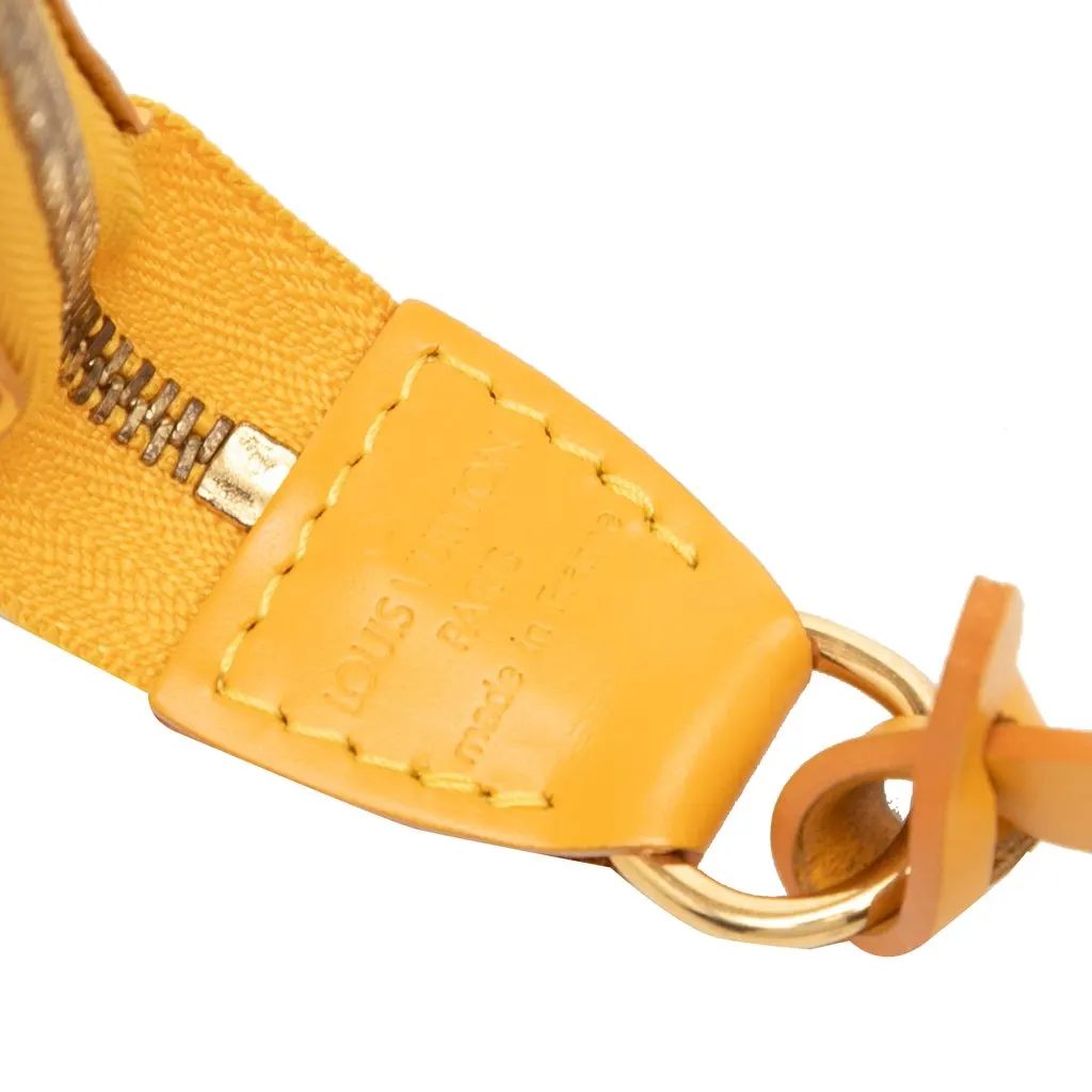 Louis Vuitton Epi Pochette Accessoires Yellow Leather Very good - Box View