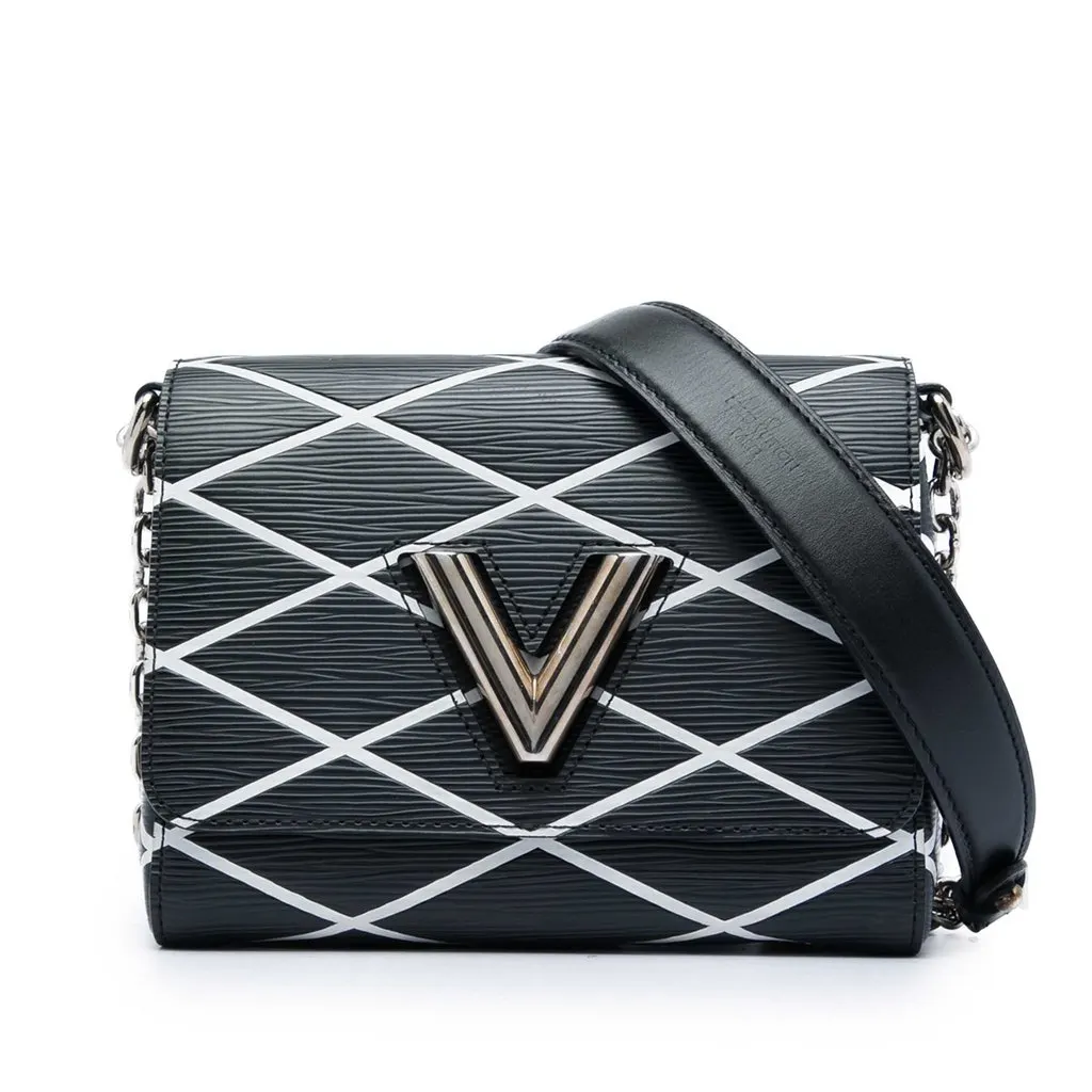 Louis Vuitton Epi Malletage Twist Black Leather Very good - Front View