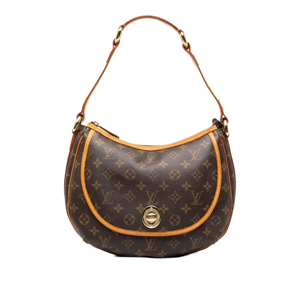 Louis Vuitton Monogram Tulum PM Brown Canvas Very good - Front View